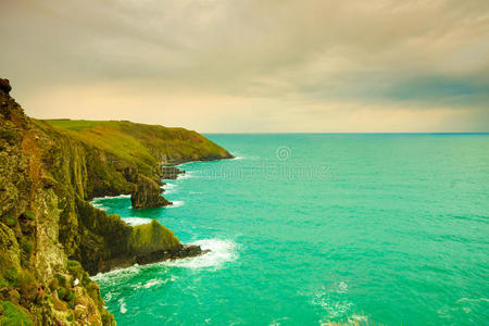 爱尔兰风景。大西洋海岸风光。