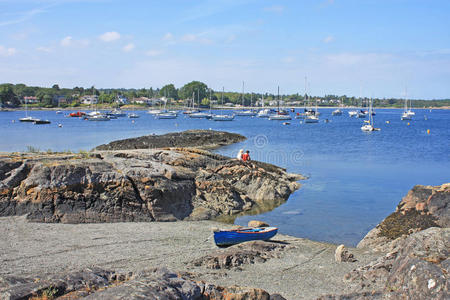 桅杆 岩石 系泊 沿海 房屋 海岸 海湾 港口 温哥华 航海