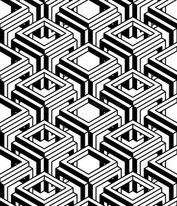 规则图形黑白图片