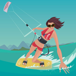 女孩正在玩风筝冲浪卡通男孩玩风筝中国传统风筝图案情侣放风筝在云端