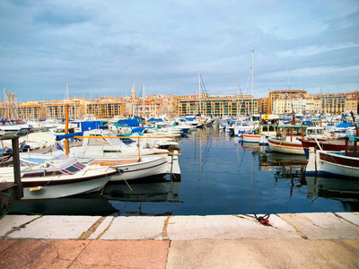 帆船 法国 马赛 旅行 海岸 欧洲 城市 建筑 游艇 地中海
