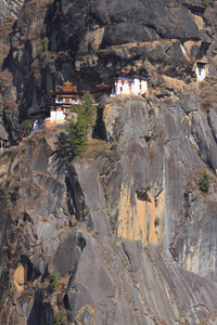 宫殿 修道院 信仰 亚洲 佛教徒 攀登 风景 悬崖 要塞