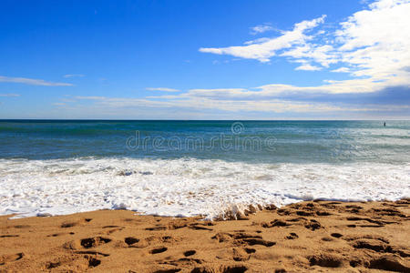 场景 海洋 天堂 放松 天空 和平 海滩 自然 美丽的 夏天