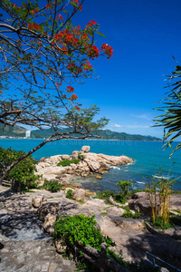 自然 海岸线 海洋 中南半岛 场景 风景 亚洲 地标 高的