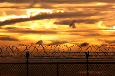 绝望 危险的 监狱 网格 自由 栅栏 边界 逃跑 人类 危险