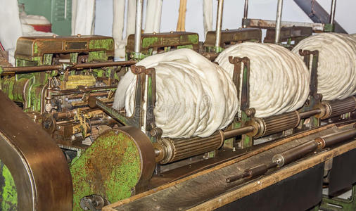 旧纺织机