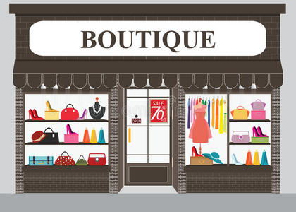 服装店柜台图片