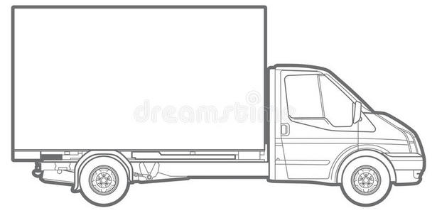 卡车运输 货物 概述 建设 厢式货车 拖车 搬运工 福特
