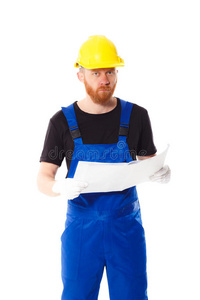 工程师 杂工 头盔 承包商 劳动者 建设 手套 制服 工具