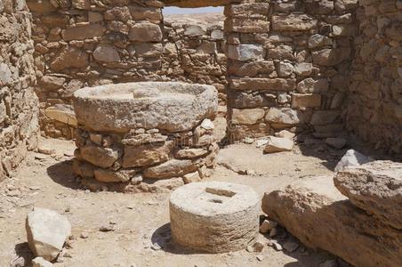 要塞 建设 朱迪亚 遗产 亚洲 考古学 莫阿 徒步旅行 沙漠