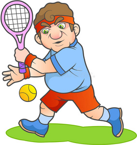 游戏 行动 网球 男孩 身体 插图 活动 锦标赛 球拍 乐趣