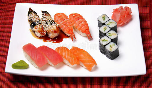 日本海鲜寿司照片