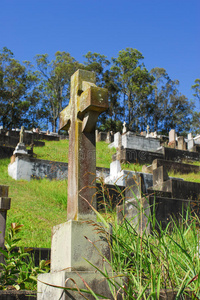 墓地 澳大利亚 坟墓 澳大利亚人 昆士兰 死亡 摄影 埋葬