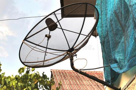 房子 通信 接待 电视 雷达 接受者 数据 新的 卫星 波动