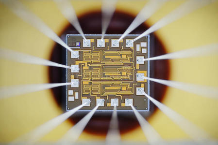 多晶硅片集成在多晶硅衬底上微芯片.选择性的集中.