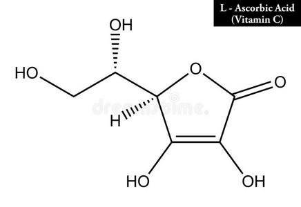 插图 公式 原子 酸的 实验室 医学 抗坏血酸 救济 自然