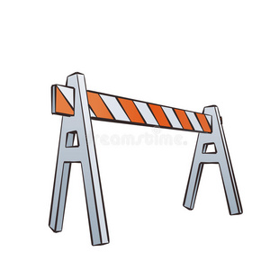 卡通交通障碍照片