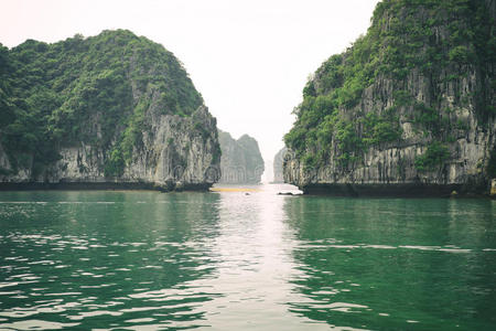 哈龙湾美丽的风景