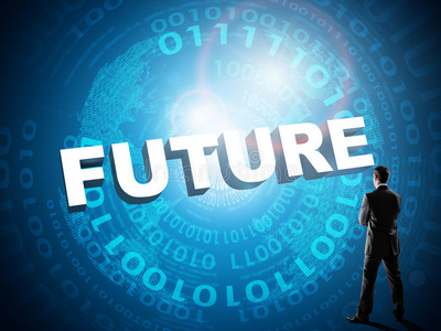 商人展望未来财经展望字云, wordcloud 只用文字制作细线图标与平面