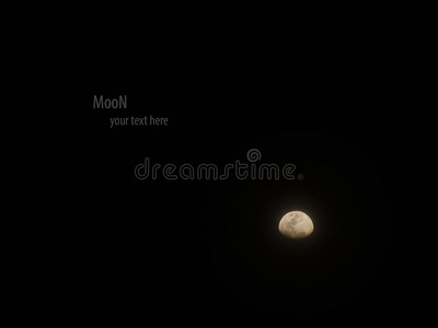 月亮。