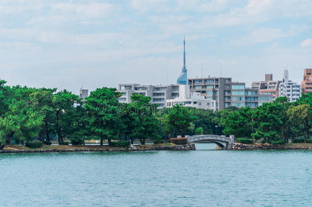 美丽的 建筑 天空 风景 亚洲 花园 公园 日本人 日本