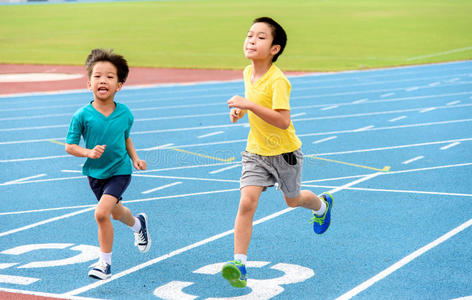 孩子马拉松儿童跑步照片