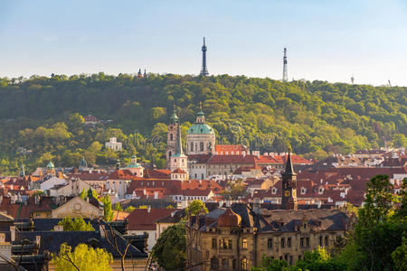 城市景观 普拉哈 共和国 全景图 布拉格 建筑 风景 城堡