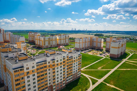 建筑 天线 风景 城市景观 建设 大街 城市 外部 白俄罗斯