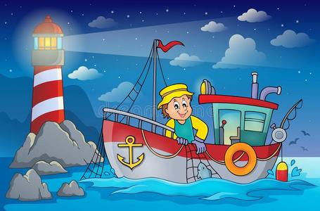 渔船主题形象4照片