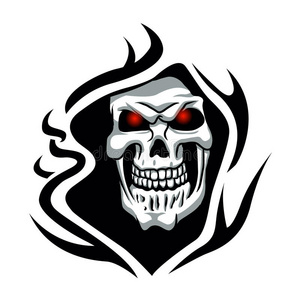 格里姆收割机带剑的死神.朝圣者的纹身.死神 sign.grim 收割者纹身