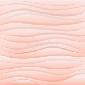 抽象背景与水平波，粘贴粉红色色调