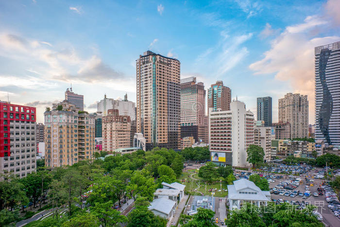 台湾台中市天际线照片 正版商用图片1ydw1u 摄图新视界