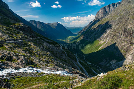 悬崖 闲暇 极端 风景 自由 弯曲 自然 旅行 挪威 峡谷