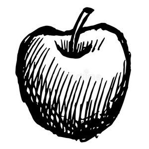 苹果涂鸦手绘