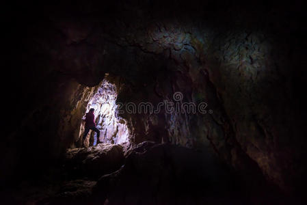 科罗拉多 入口 地球 极端 黑暗 探险家 轮廓 洞穴 冒险