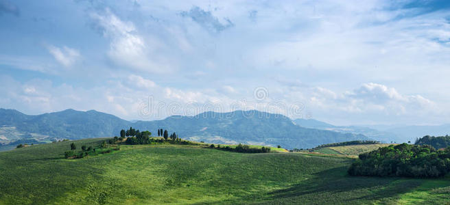 托斯卡纳的意大利风景