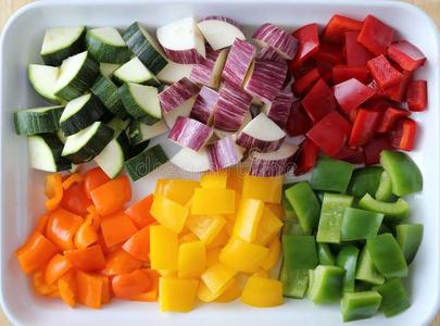彩色蔬菜。