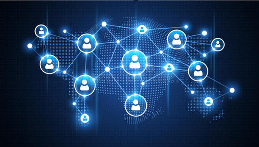 社交媒体网络沟通图片