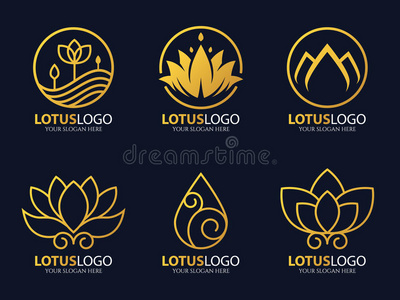 佛教莲花logo图片