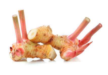 新东方烹饪新鲜的galangal照片