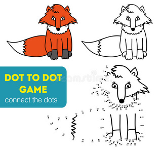 着色和点对点教育游戏的孩子. 卡通人物照片