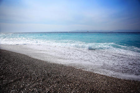 大西洋海岸五颜六色的日出景观.照片