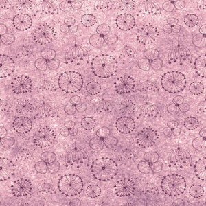 手绘纹理水彩花卉背景。 带有花叶的老式粉红色模板。