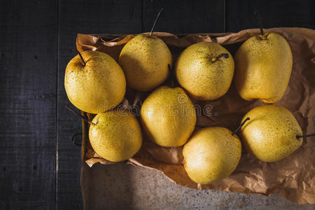 黄鸭梨黄鸭梨黄鸭梨黄秋葵黄鸭梨块黄油在盘子里黄鸭梨挖掘机在施工