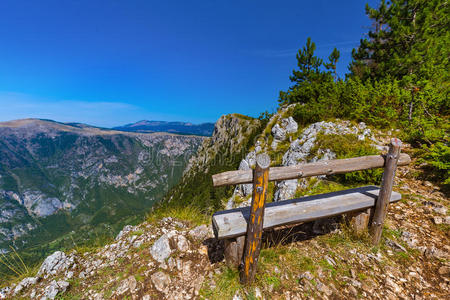 假日 风景 国家的 峡谷 欧洲 旅行 场景 巴尔干半岛 岩石