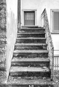 接近 入口 楼梯 古董 房子 攀登 底部 台阶