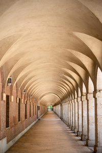 马德里Aranjuez的拱廊