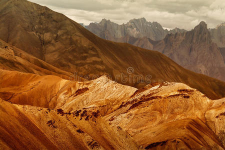 风景 攀登 绘画 喜马拉雅山脉 悬崖 克什米尔 自然 印第安人