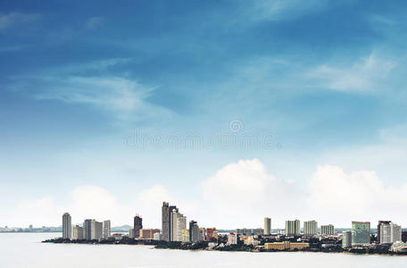 目的地 海岸 风景 大都会 大都市 亚洲 建筑 美丽的 高的