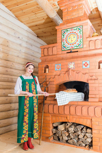 国家 女孩 风景 女人 热的 日志 俄语 烹饪 木材 烤箱